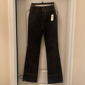 Pilcro Blue Flare & Wide Leg Jeans